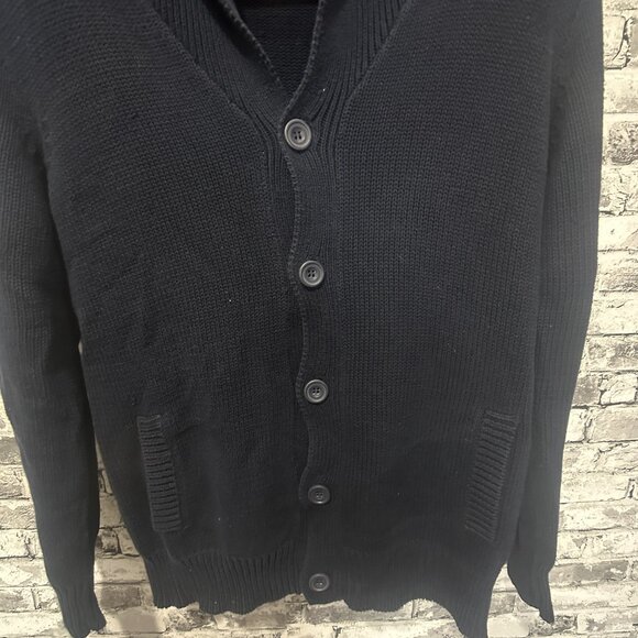 EUC J.Crew Men's Navy Blue Sweater Size Medium - Picture 4 of 13